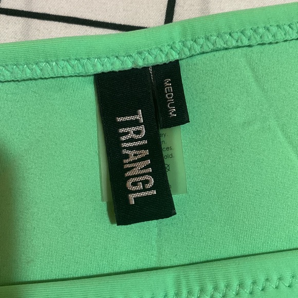 Pink & Green TRIANGL Neoprene Bikini Set - Picture 2 of 5